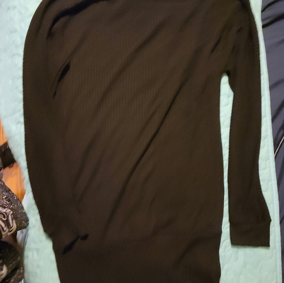 Black long sleeve sweater top OSFA s/m - Picture 4 of 4